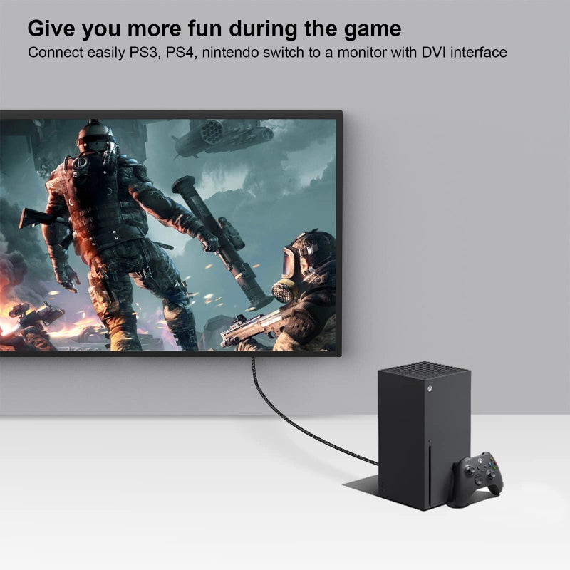 BENFEI DVI to HDMI Adapter, 4 Packs Bidirectional HDMI to DVI-D Adapter with Gold-Plated Connectors - Image 5